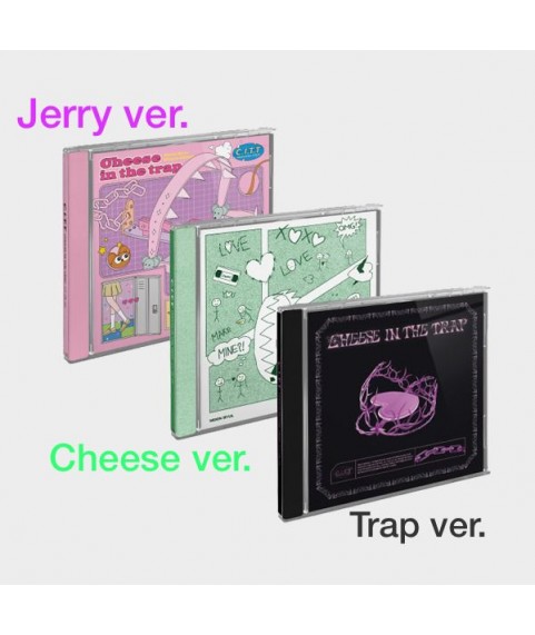 [MAMAMOO] 玟星 Byul - 2nd Single Album [C.I.T.T(Cheese in the Trap)] (Jerry Ver. + Cheese Ver. +Trap Ver.)