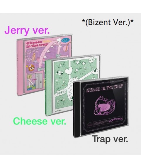 [MAMAMOO] *(Bizent Ver.)* 玟星 Byul - 2nd Single Album [C.I.T.T(Cheese in the Trap)] (Jerry Ver. + Cheese Ver. +Trap Ver.) 