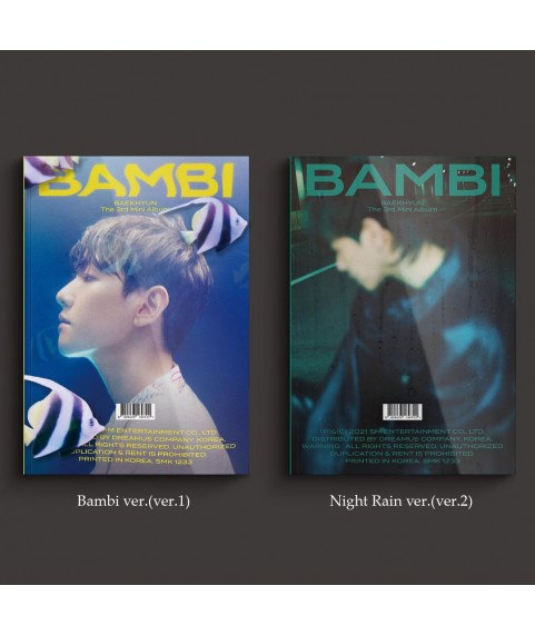 (EXO) 伯賢 BAEKHYUN – The 3rd Mini Album [Bambi] (Photo Book Ver.)