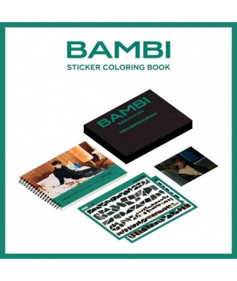 (EXO) 伯賢 BAEKHYUN - STICKER COLORING BOOK