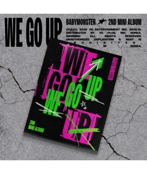 BABYMONSTER - 2ND MINI ALBUM [WE GO UP](UP VER.)
