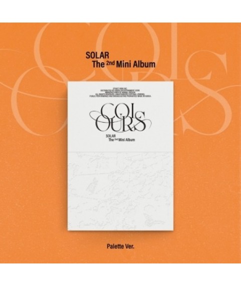 SOLAR - 2ND MINI ALBUM [COLOURS] (Palette Ver.)