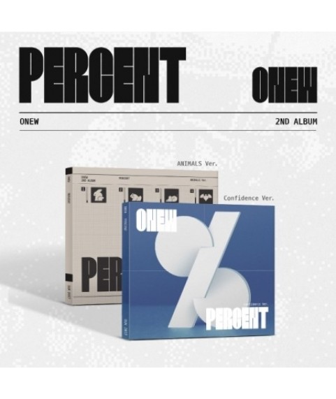 ONEW - 2TH ALBUM [PERCENT](Digipack Ver.)