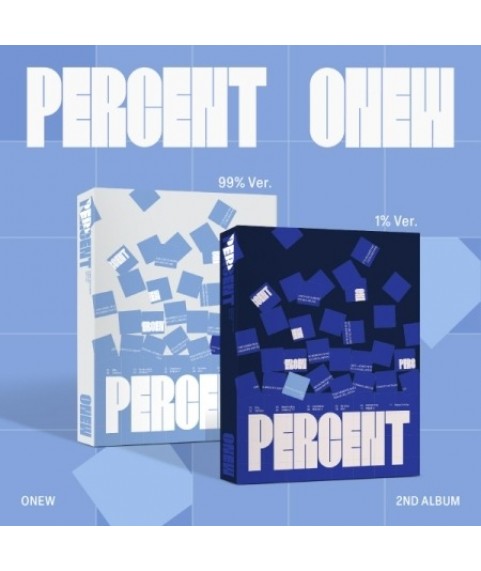ONEW - 2TH ALBUM [PERCENT](Photobook Ver.)