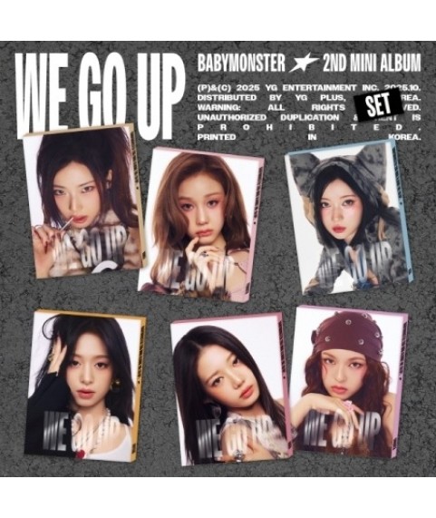 BABYMONSTER - 2ND MINI ALBUM [WE GO UP](PATTERN Ver.)