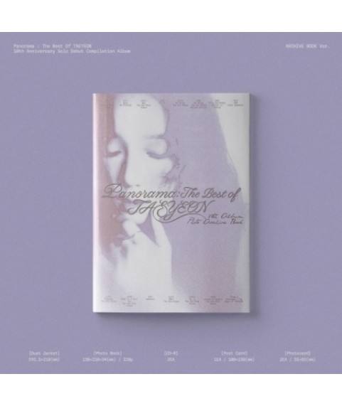 TAEYEON - [PANORAMA : THE BEST OF TAEYEON](ARCHIVE BOOK VER.)