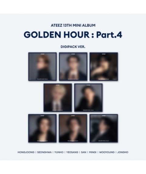 ATEEZ - 13TH MINI ALBUM [GOLDEN HOUR : PART.4](DIGIPACK VER.)