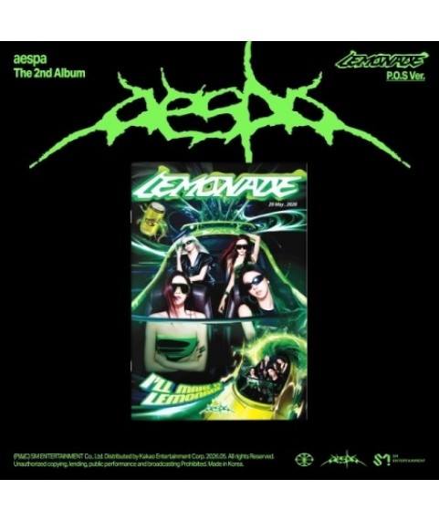AESPA - 2ND ALBUM [LEMONADE](P.O.S VER.) 