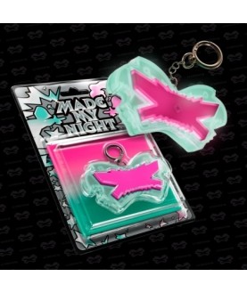 (LE SSERAFIM) - 싱글 2집 [MADE MY NIGHT] GLOW CLICKER KEYCHAIN (PINK VER.)