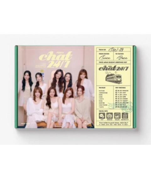 TWICE JAPAN SEASON'S GREETINGS 2027 "CHAT 24/7"【FC版】