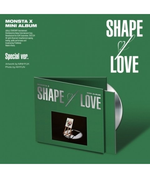 MONSTA X - Mini Album Vol.11 [SHAPE of LOVE] (Special ver.)